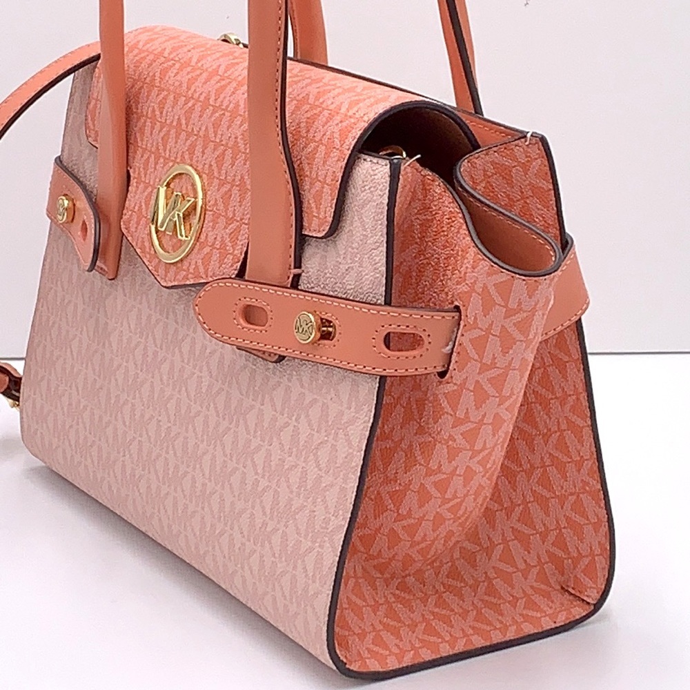 MICHAEL KORS
Carmen Medium Color-Block Logo Satchel color SHERBERT Multi - Picture 4 of 16